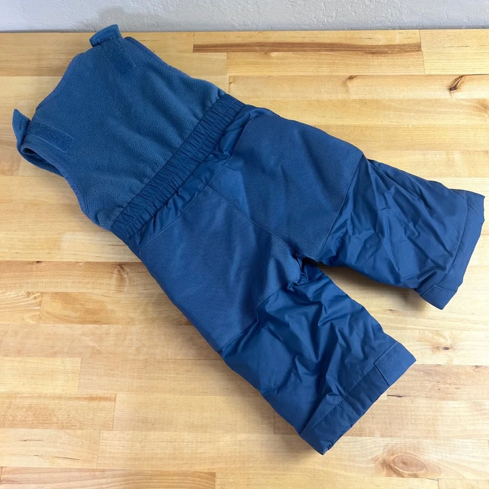 Columbia Snow Bib Bugaboo Baby Size 6-12 Months Blue Insulated Lined Winter
